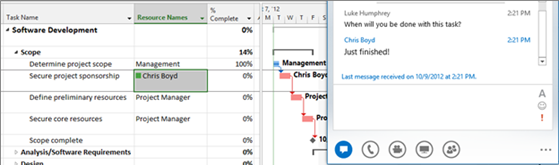 Integration Lync 2013 with Project 2013A